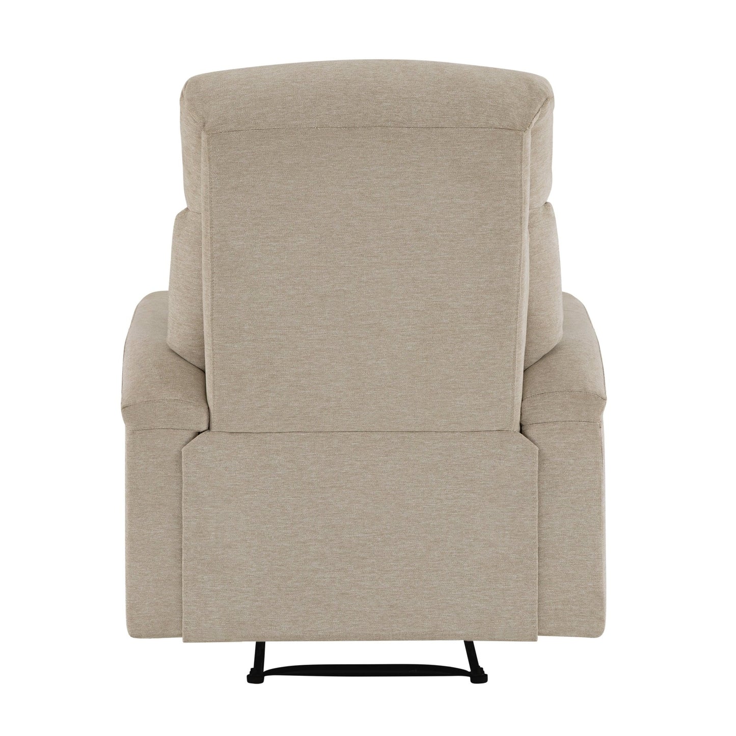 Irving Fabric Manual Recliner - Sand - Abbyson - Chair