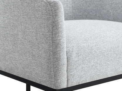Jace Upholstered Bar Stool - Light Gray - Abbyson - Dining Room