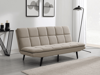 Jaden Convertible Fabric Sofa - Beige - Abbyson - Living Room