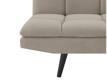 Jaden Convertible Fabric Sofa - Beige - Abbyson - Living Room