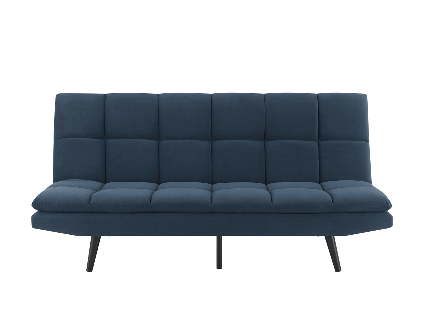 Jaden Convertible Fabric Sofa - Dark Blue - Abbyson - Living Room