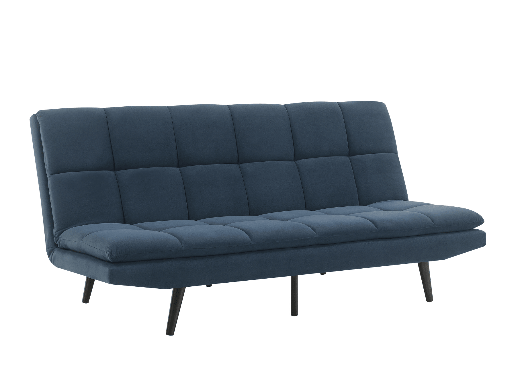 Jaden Convertible Fabric Sofa - Dark Blue - Abbyson - Living Room