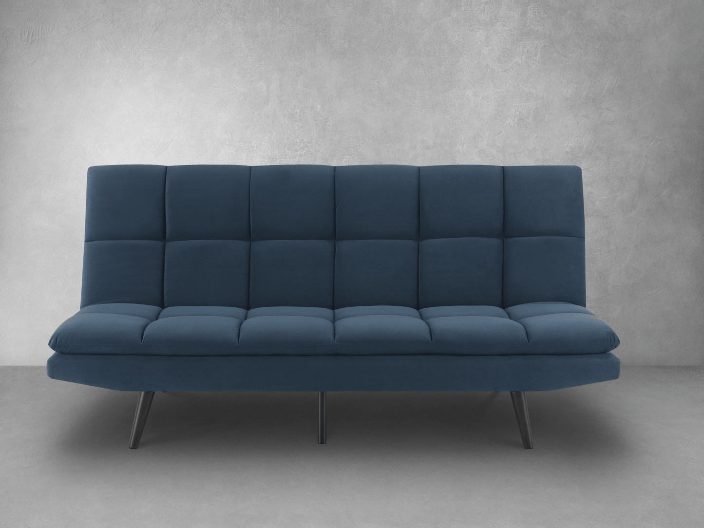 Jaden Convertible Fabric Sofa - Dark Blue - Abbyson - Living Room