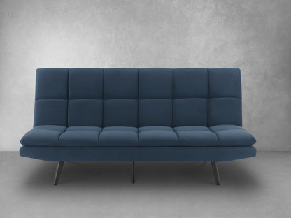 Jaden Convertible Fabric Sofa - Dark Blue - Abbyson - Living Room