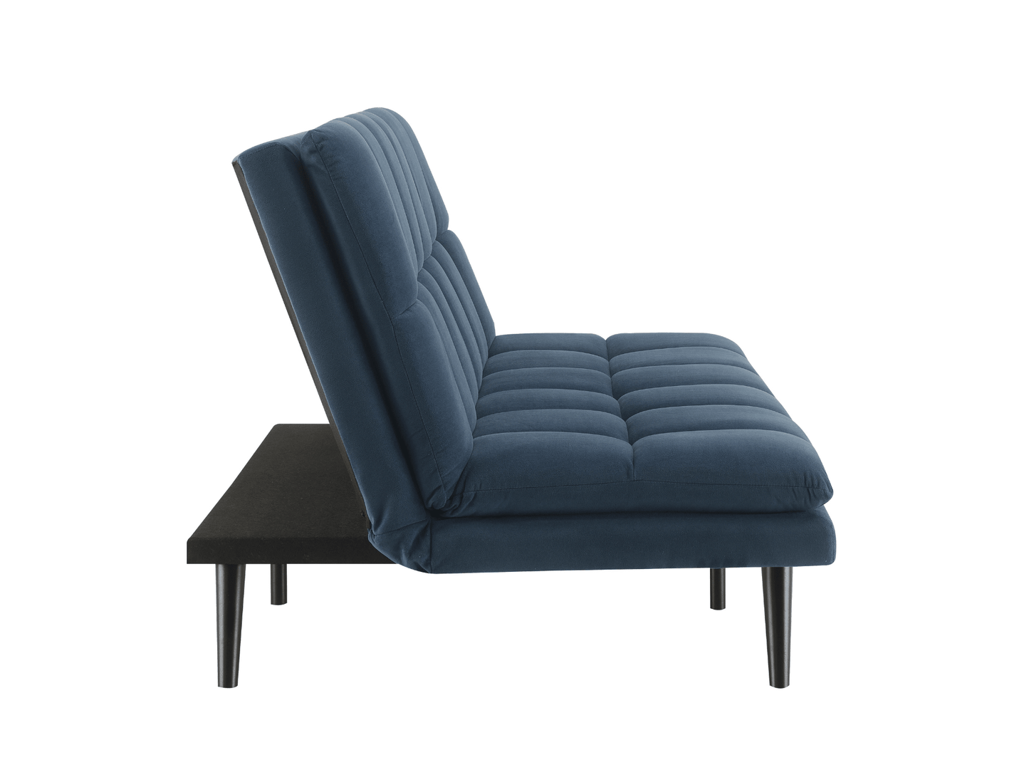 Jaden Convertible Fabric Sofa - Dark Blue - Abbyson - Living Room