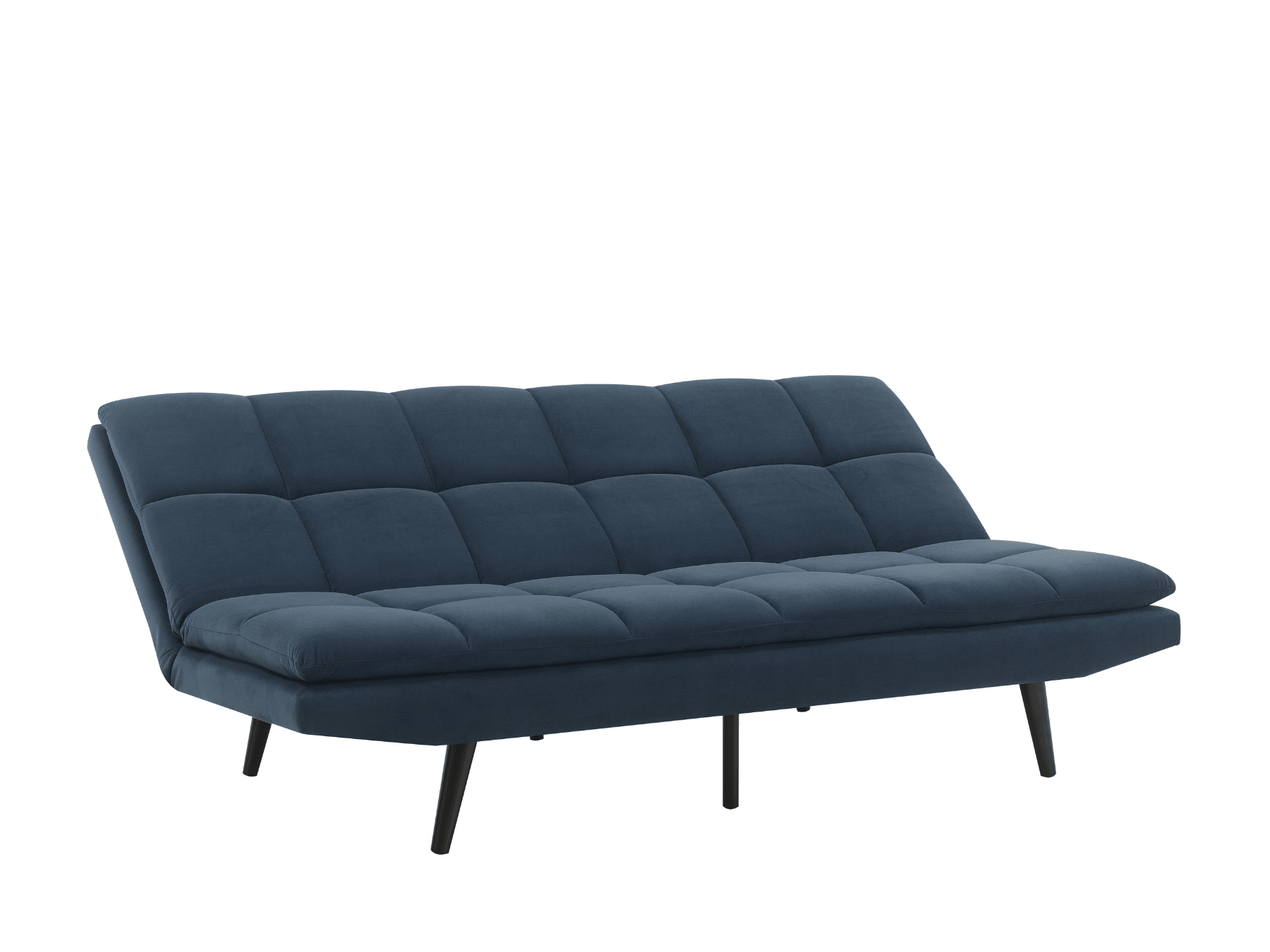 Jaden Convertible Fabric Sofa - Dark Blue - Abbyson - Living Room