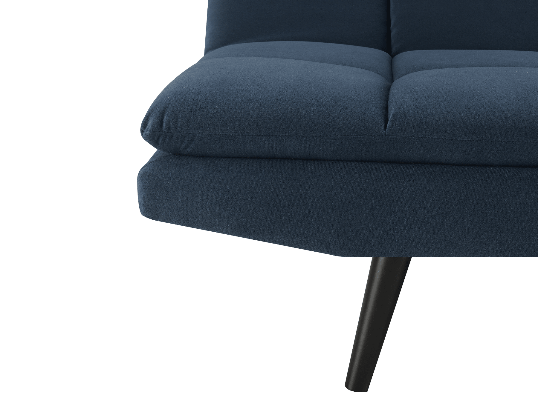 Jaden Convertible Fabric Sofa - Dark Blue - Abbyson - Living Room