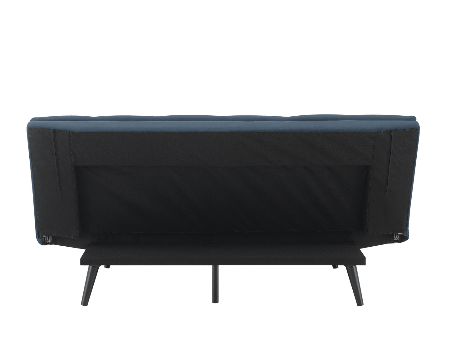Jaden Convertible Fabric Sofa - Dark Blue - Abbyson - Living Room