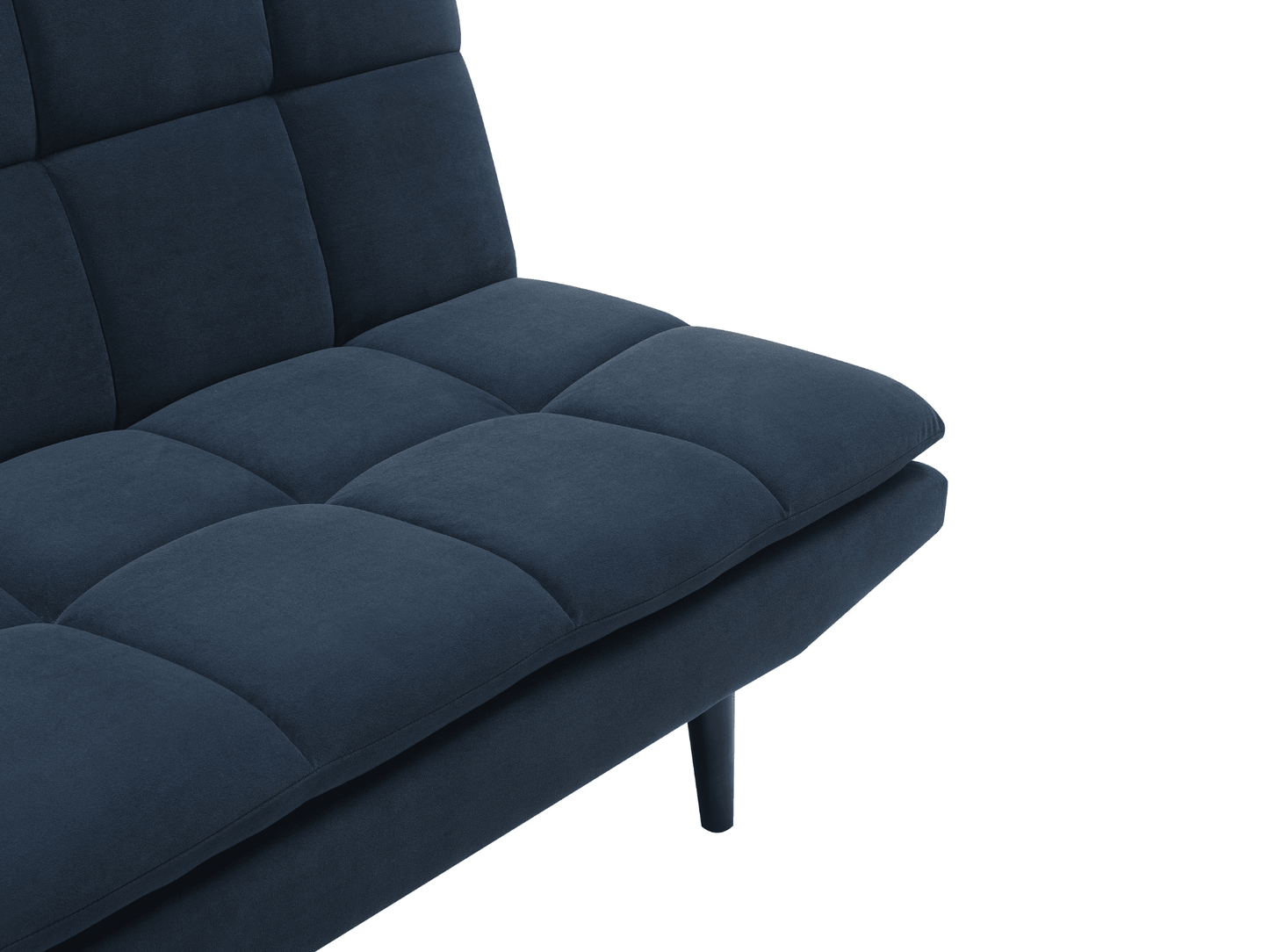 Jaden Convertible Fabric Sofa - Dark Blue - Abbyson - Living Room