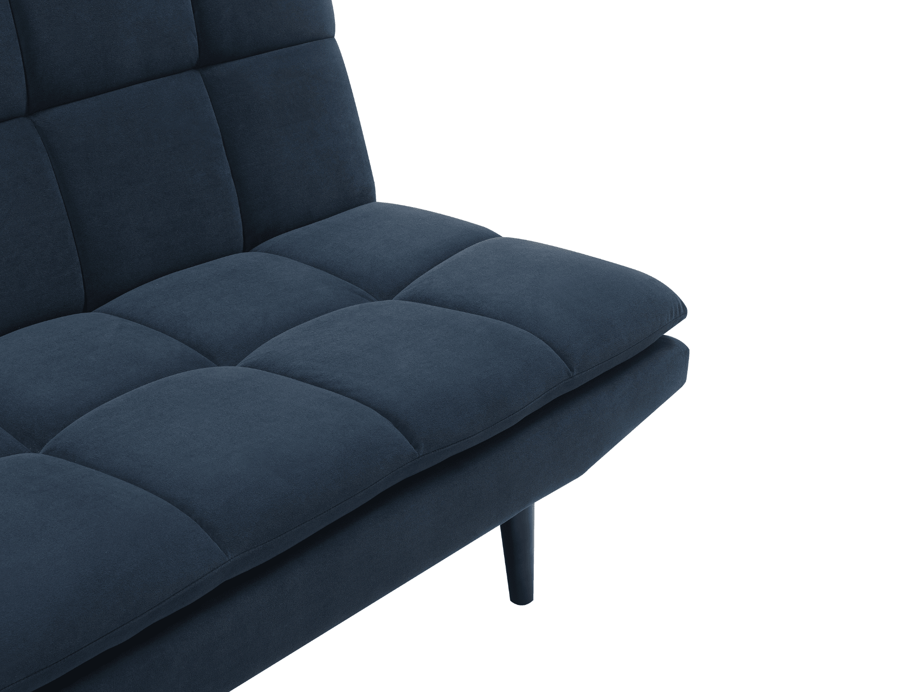 Jaden Convertible Fabric Sofa - Dark Blue - Abbyson - Living Room