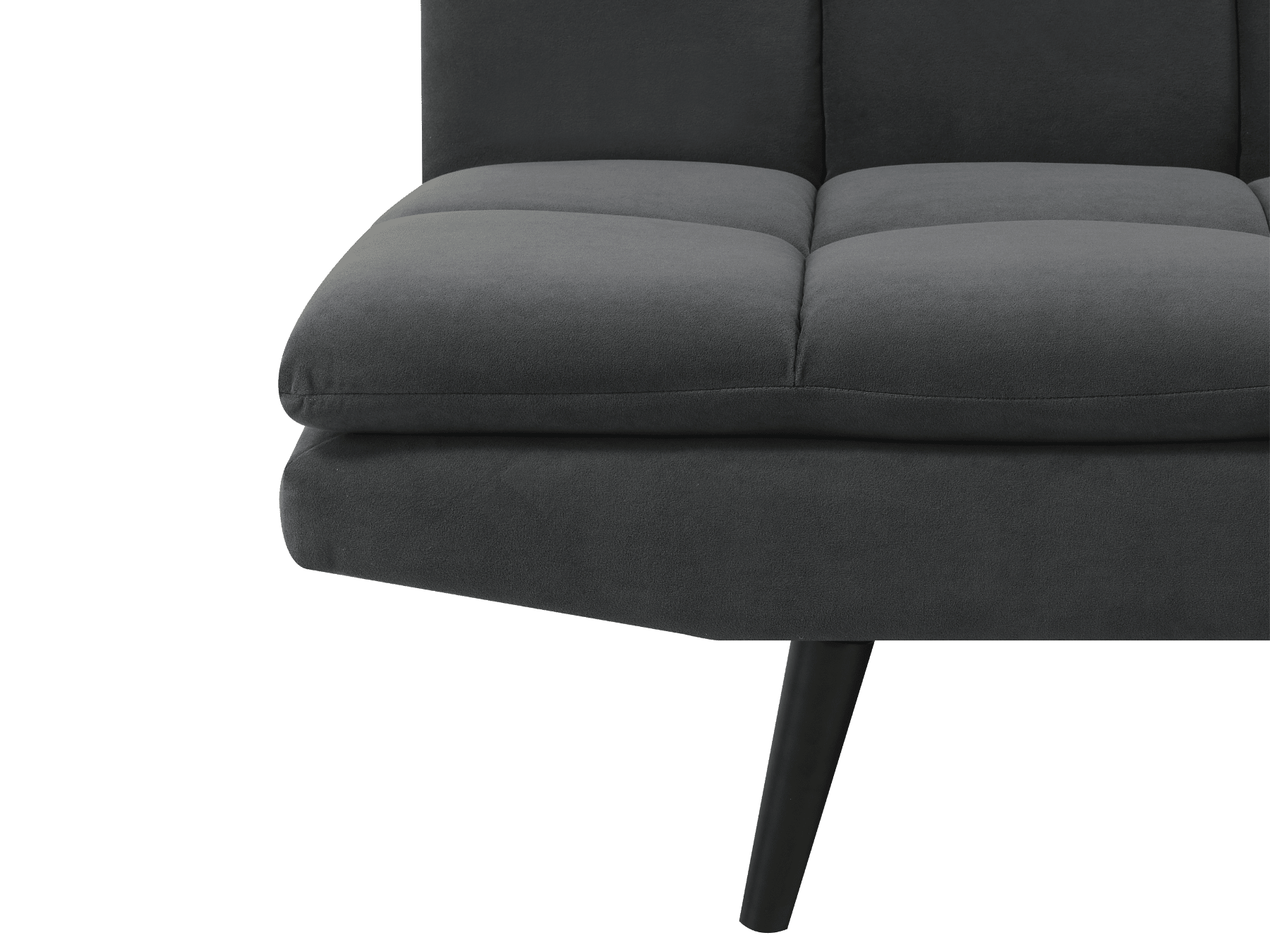 Jaden Convertible Fabric Sofa - Dark Gray - Abbyson - Living Room