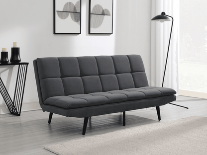 Jaden Convertible Fabric Sofa - Dark Gray - Abbyson - Living Room