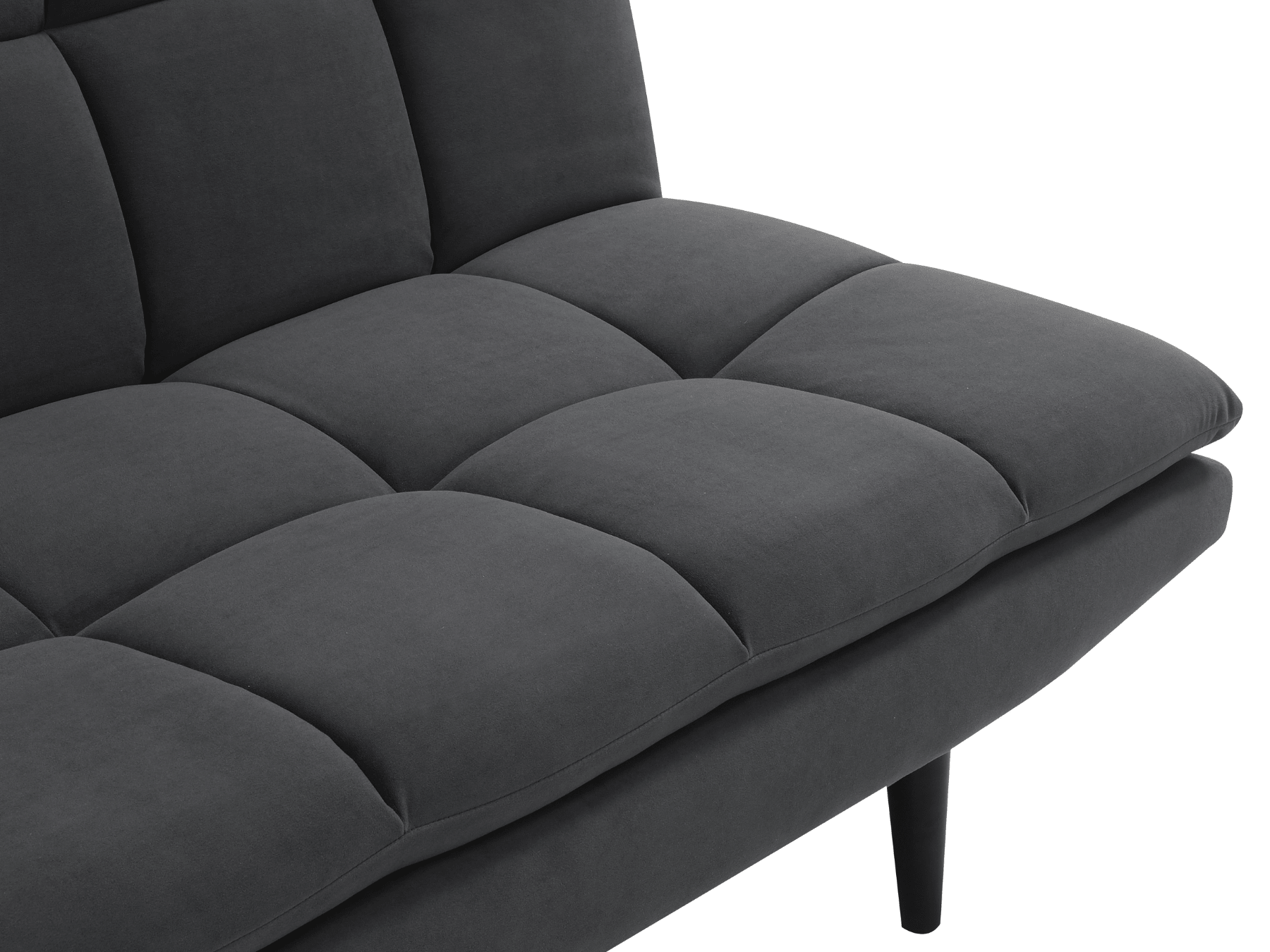 Jaden Convertible Fabric Sofa - Dark Gray - Abbyson - Living Room