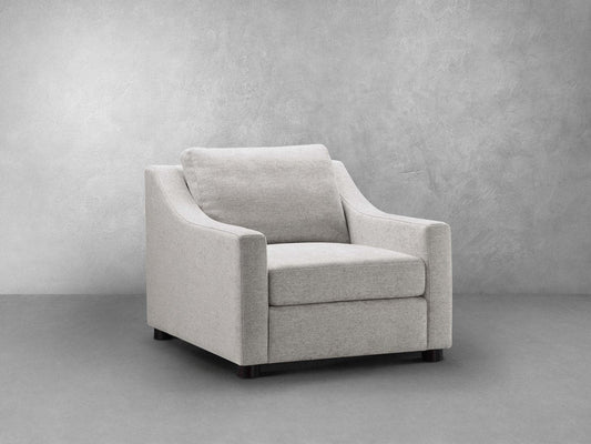 Larissa Fabric Chair - Gray - Abbyson - Living Room