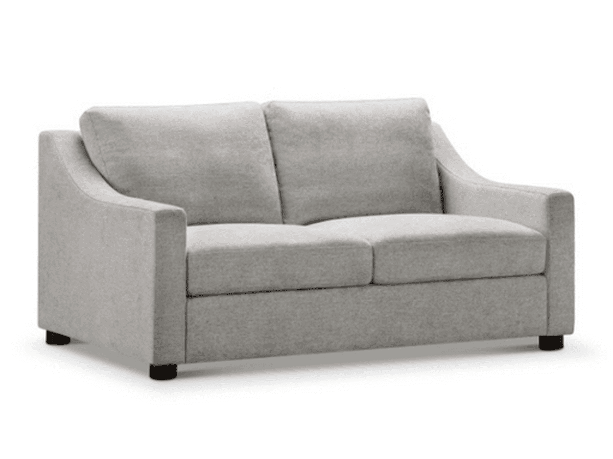 Larissa Fabric Loveseat - Gray - Abbyson - Living Room