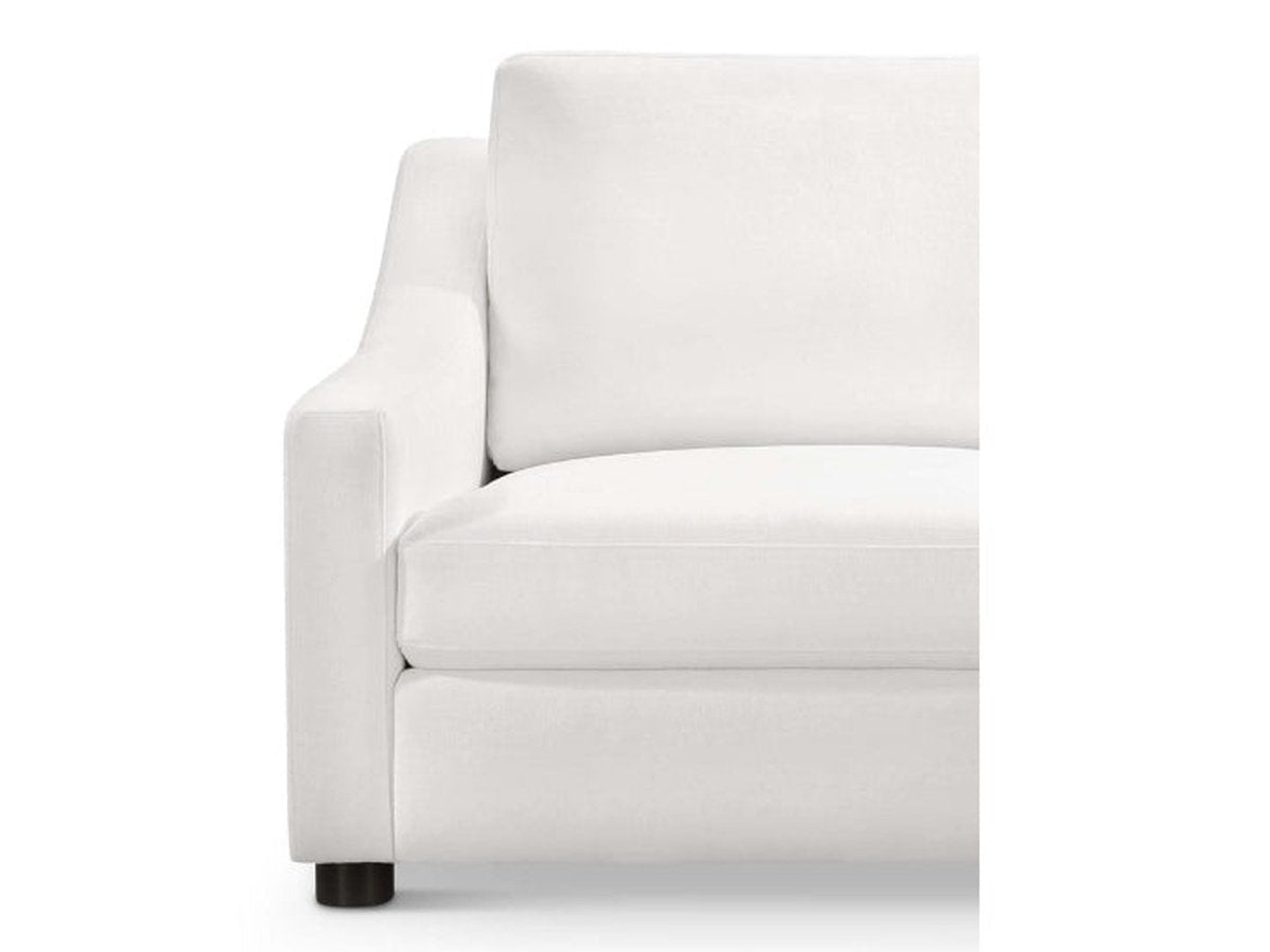 Larissa Fabric Loveseat - White - Abbyson - Living Room