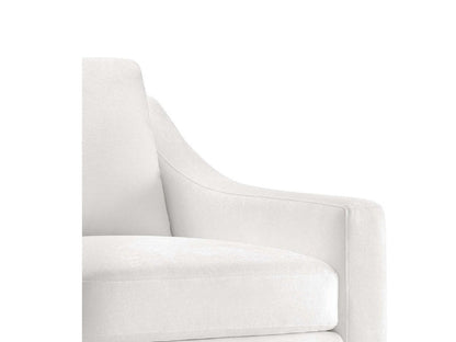Larissa Fabric Loveseat - White - Abbyson - Living Room