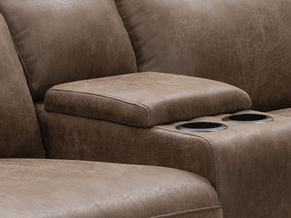 Lawrence Fabric Reclining Sofa Set - Abbyson - Living Room
