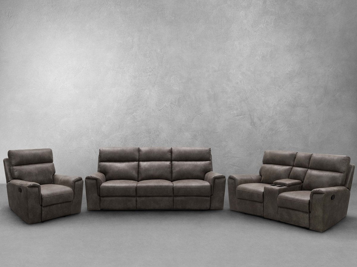 Lawrence Fabric Reclining Sofa Set - Abbyson - Living Room