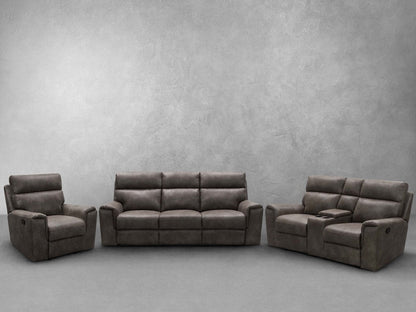 Lawrence Fabric Reclining Sofa Set - Abbyson - Living Room
