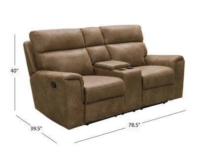 Lawrence Fabric Reclining Sofa Set - Abbyson - Living Room