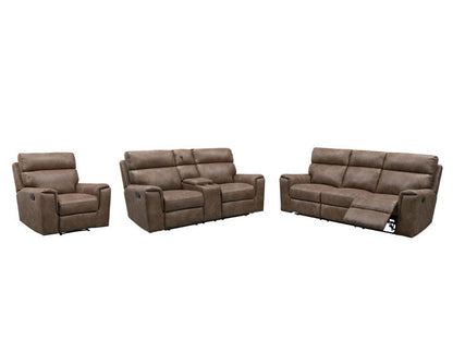 Lawrence Fabric Reclining Sofa Set - Abbyson - Living Room