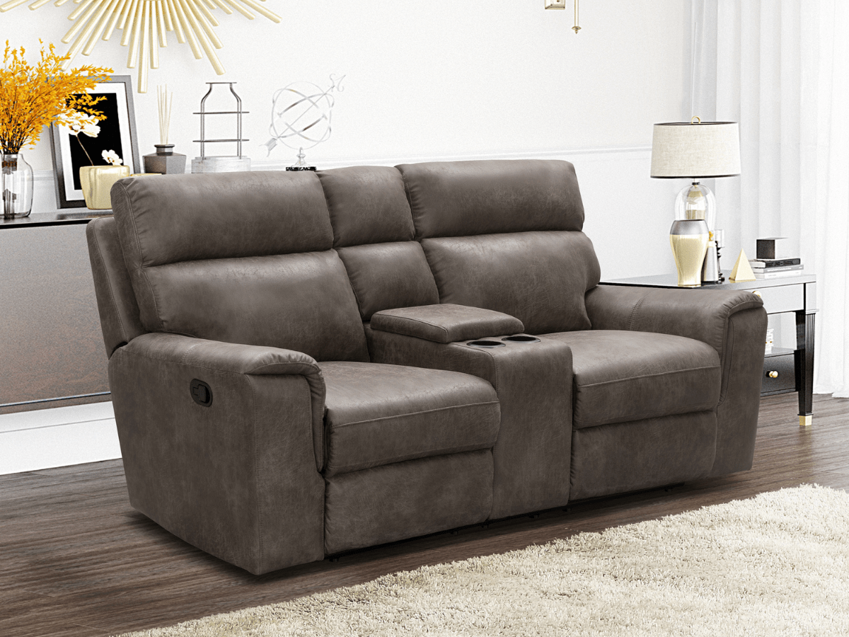 Lawrence Fabric Reclining Sofa Set - Abbyson - Living Room
