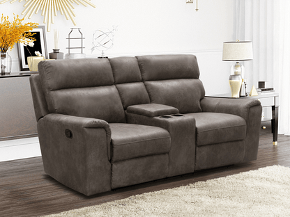 Lawrence Fabric Reclining Sofa Set - Abbyson - Living Room