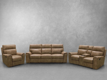 Lawrence Fabric Reclining Sofa Set - Abbyson - Living Room