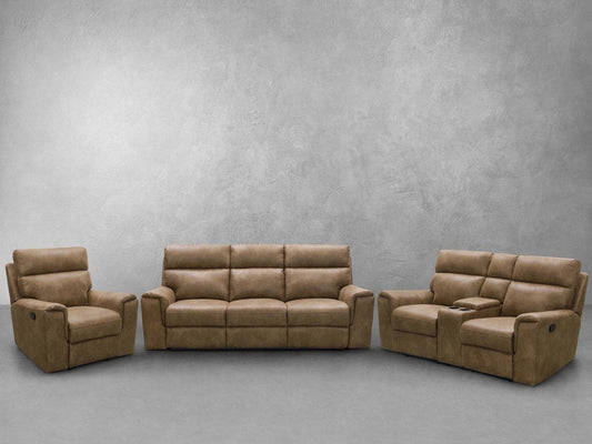 Lawrence Fabric Reclining Sofa Set - Abbyson - Living Room
