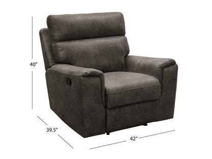 Lawrence Fabric Reclining Sofa Set - Abbyson - Living Room