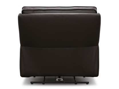 Layton Leather Power Recliner - Brown - Abbyson - Living Room