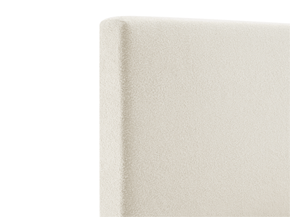 Luciano Bouclé Fabric Bed - Queen - Ivory - Abbyson - Bedroom