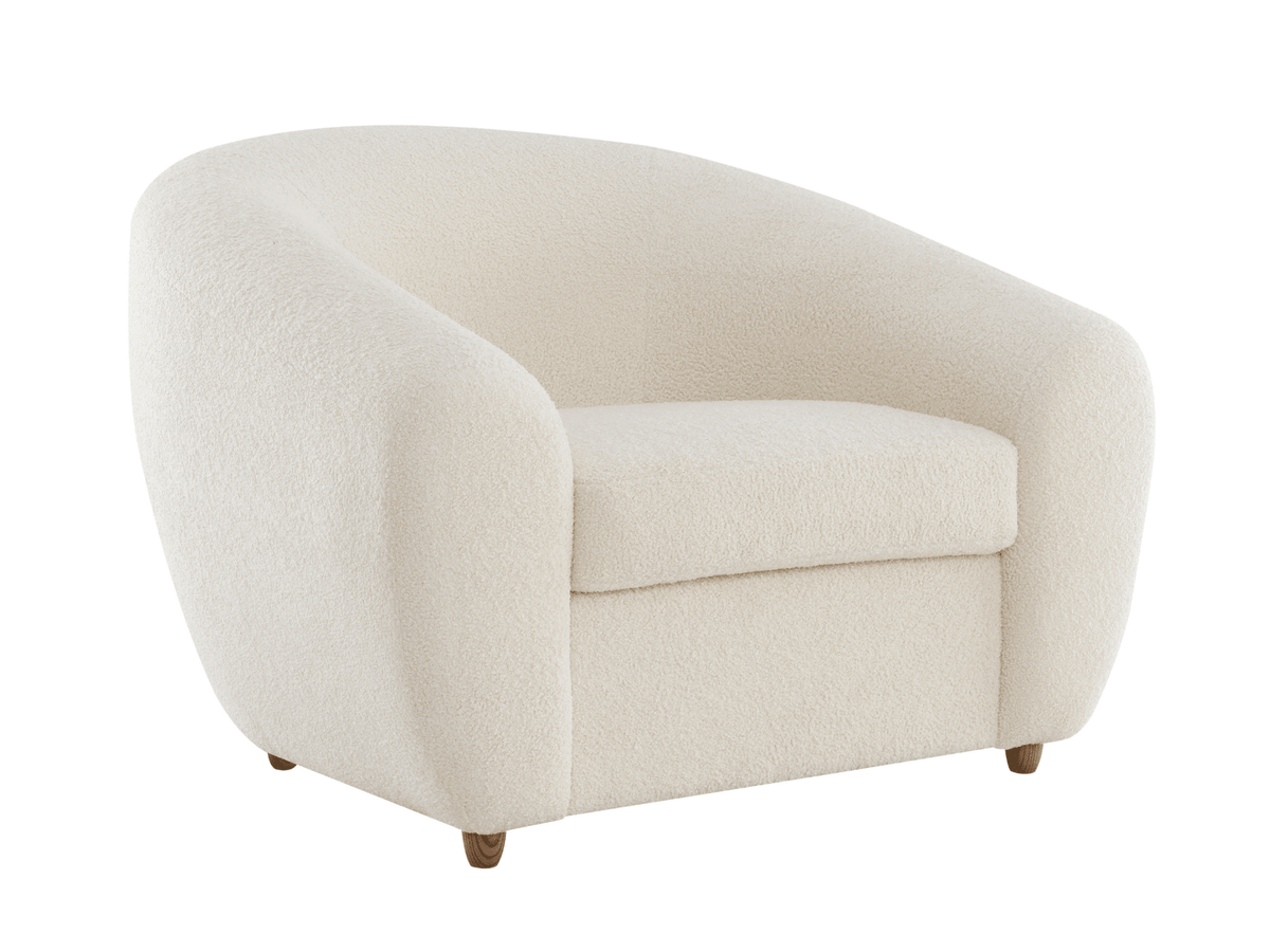 Luciano Bouclé Fabric Chair - Abbyson - Living Room