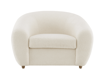 Luciano Bouclé Fabric Chair - Abbyson - Living Room