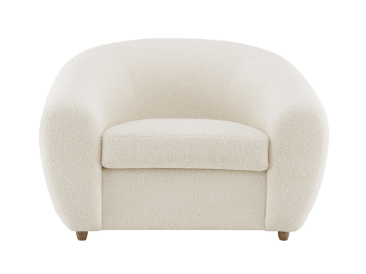 Luciano Bouclé Fabric Chair - Abbyson - Living Room