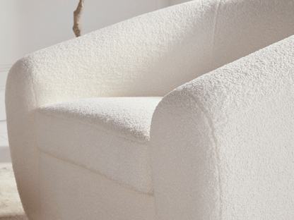Luciano Bouclé Fabric Chair - Abbyson - Living Room