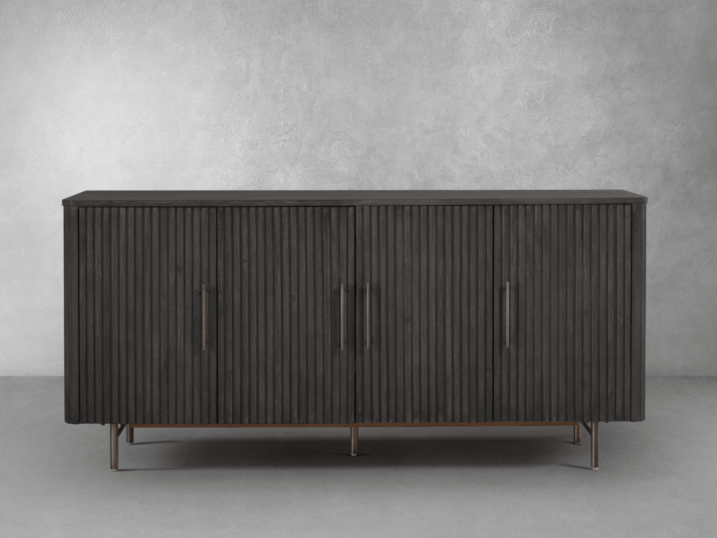 Luna Console - Ebony - Abbyson - Living Room