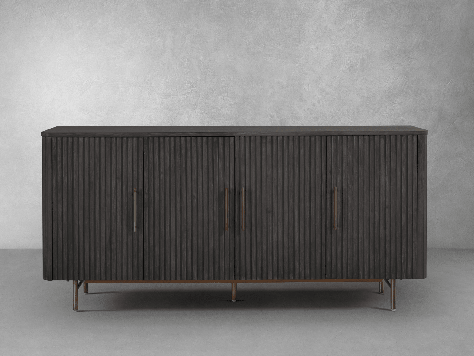 Luna Console - Ebony - Abbyson - Living Room