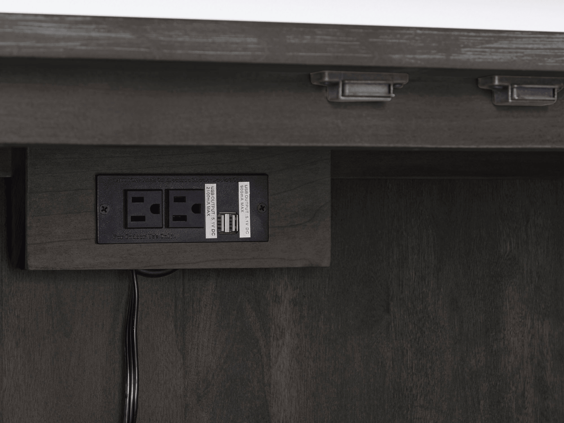 Luna Console - Ebony - Abbyson - Living Room