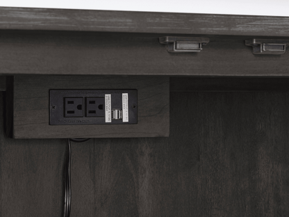 Luna Console - Ebony - Abbyson - Living Room