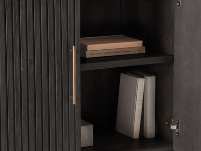 Luna Console - Ebony - Abbyson - Living Room