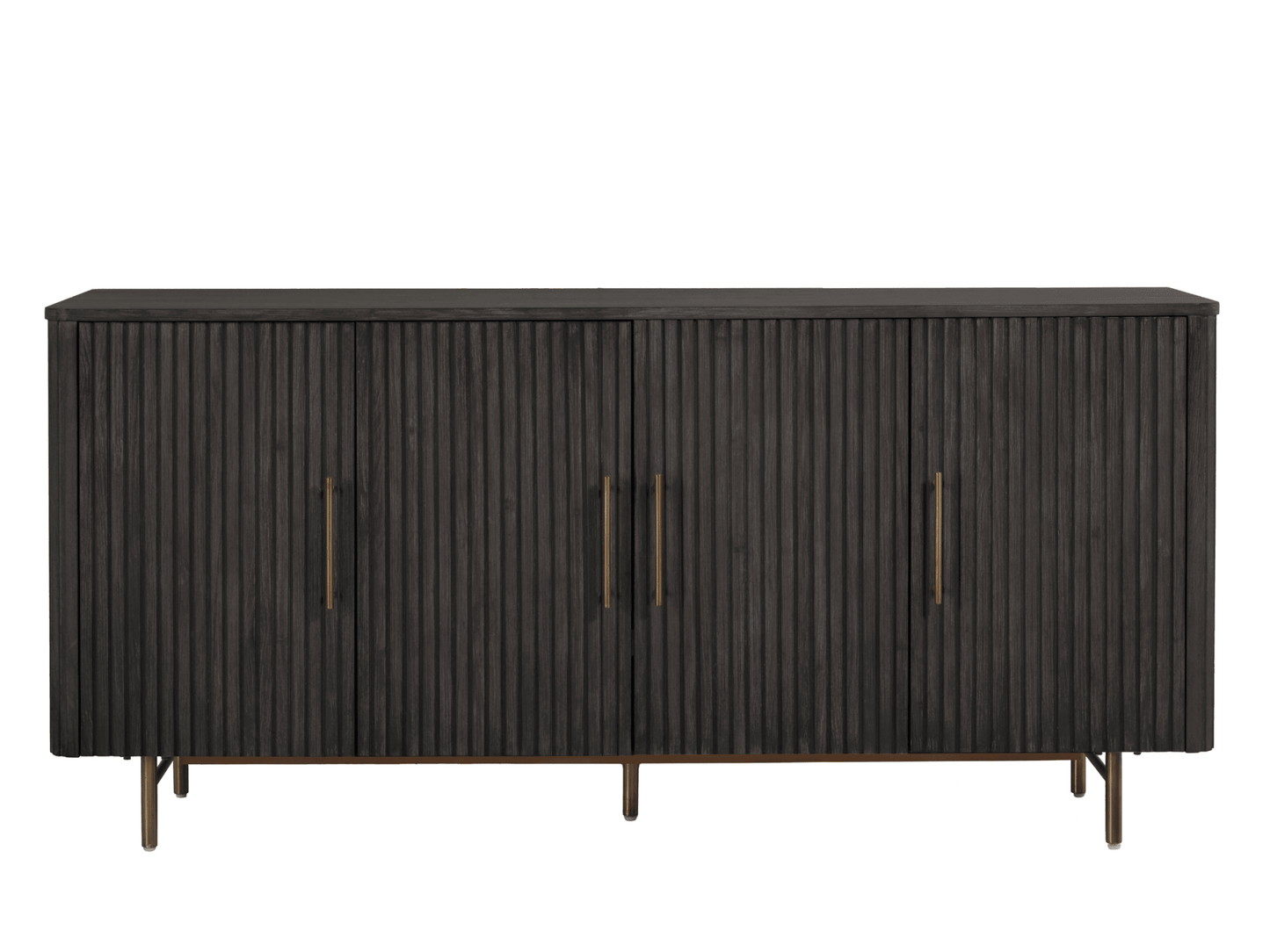 Luna Console - Ebony - Abbyson - Living Room