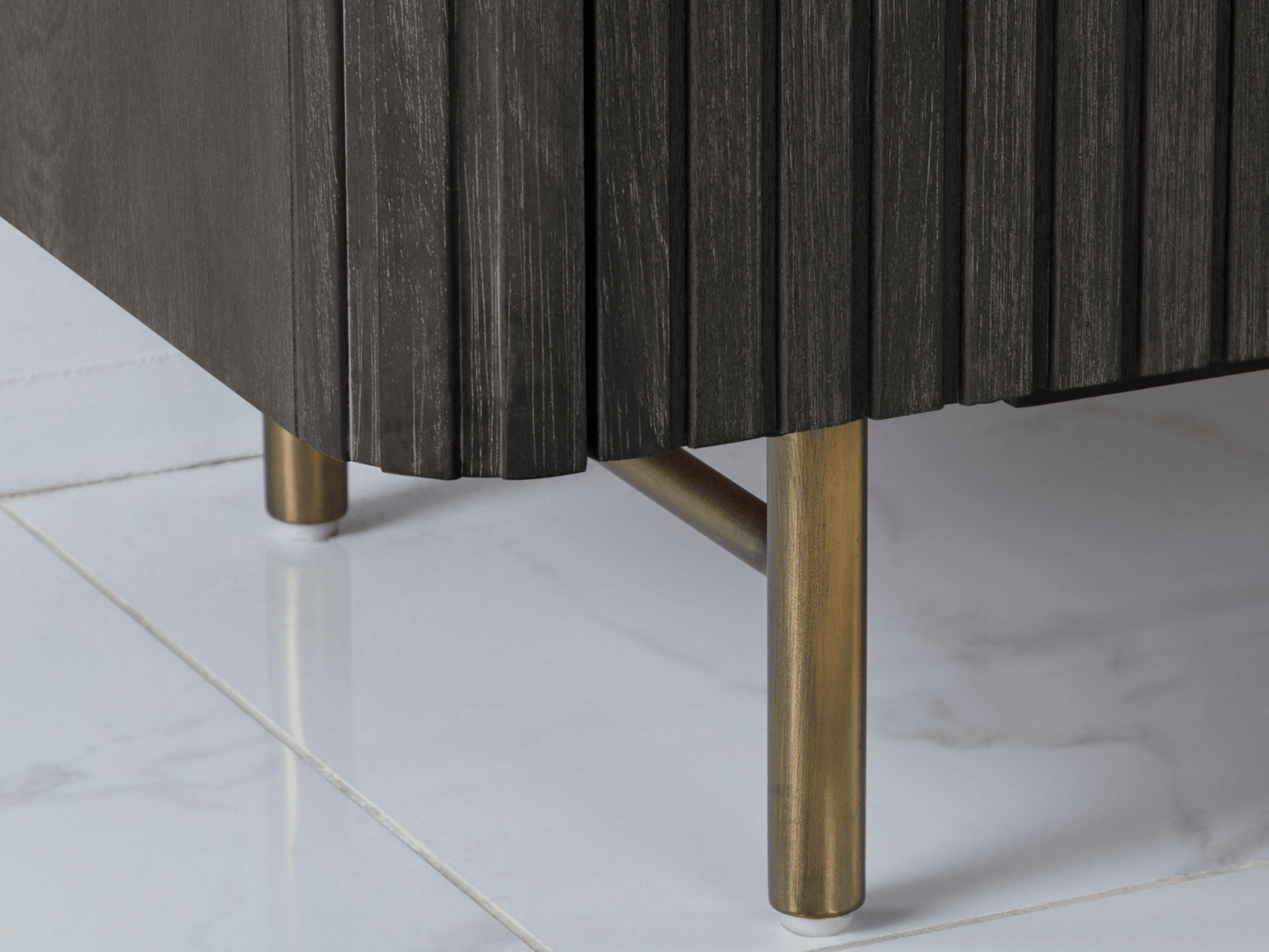 Luna Console - Ebony - Abbyson - Living Room