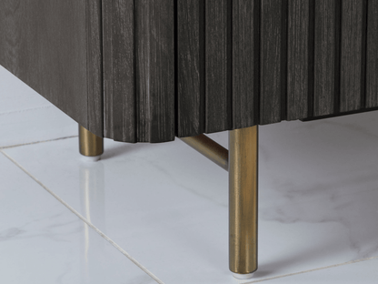 Luna Console - Ebony - Abbyson - Living Room