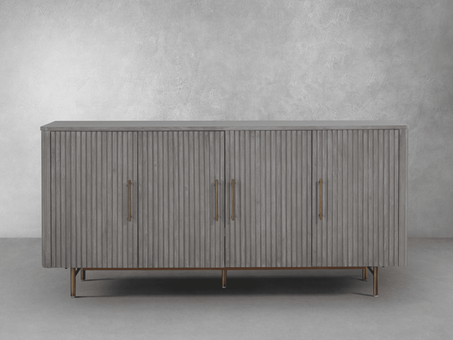 Luna Console - Gray - Abbyson - Living Room