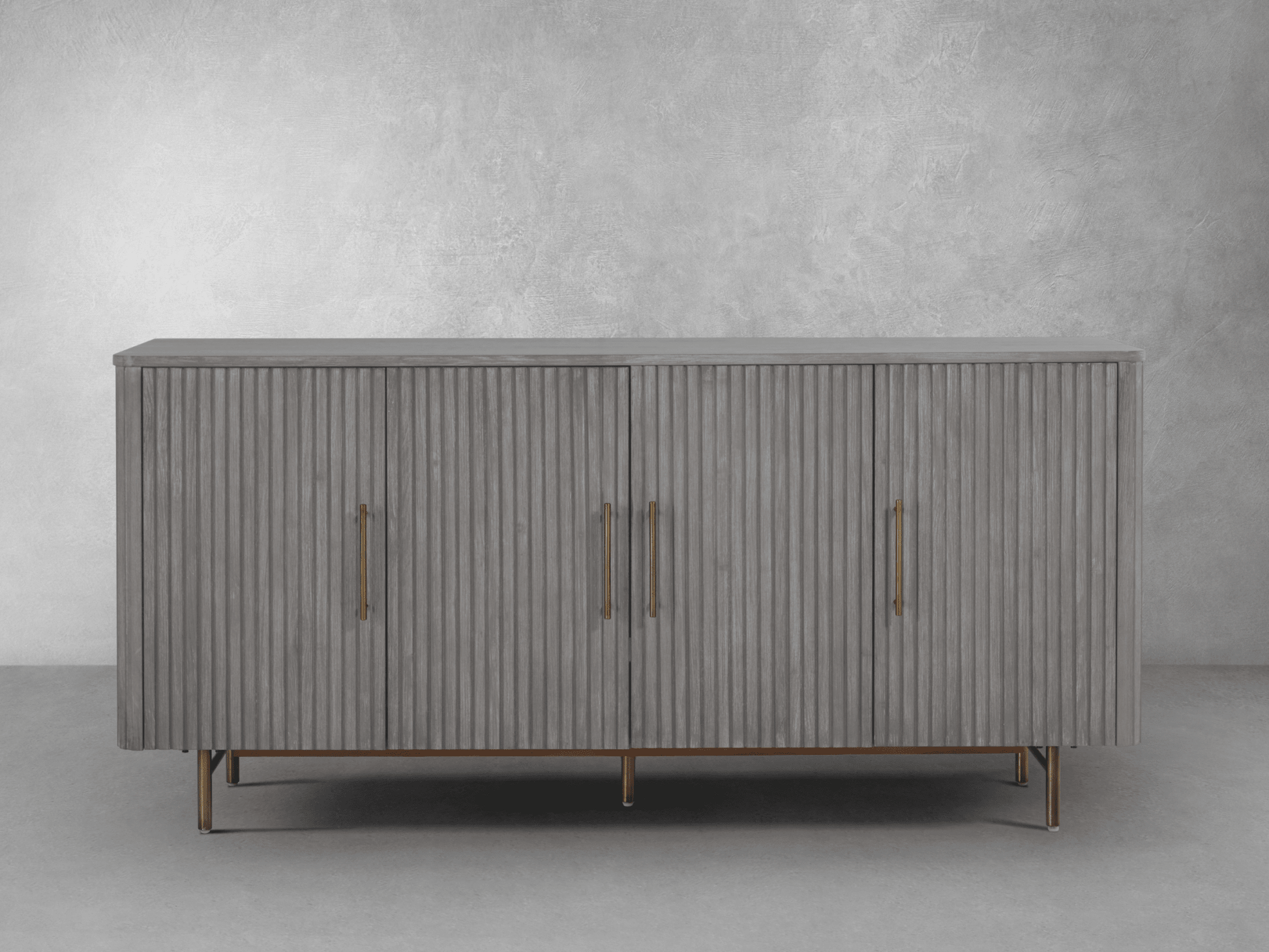 Luna Console - Gray - Abbyson - Living Room