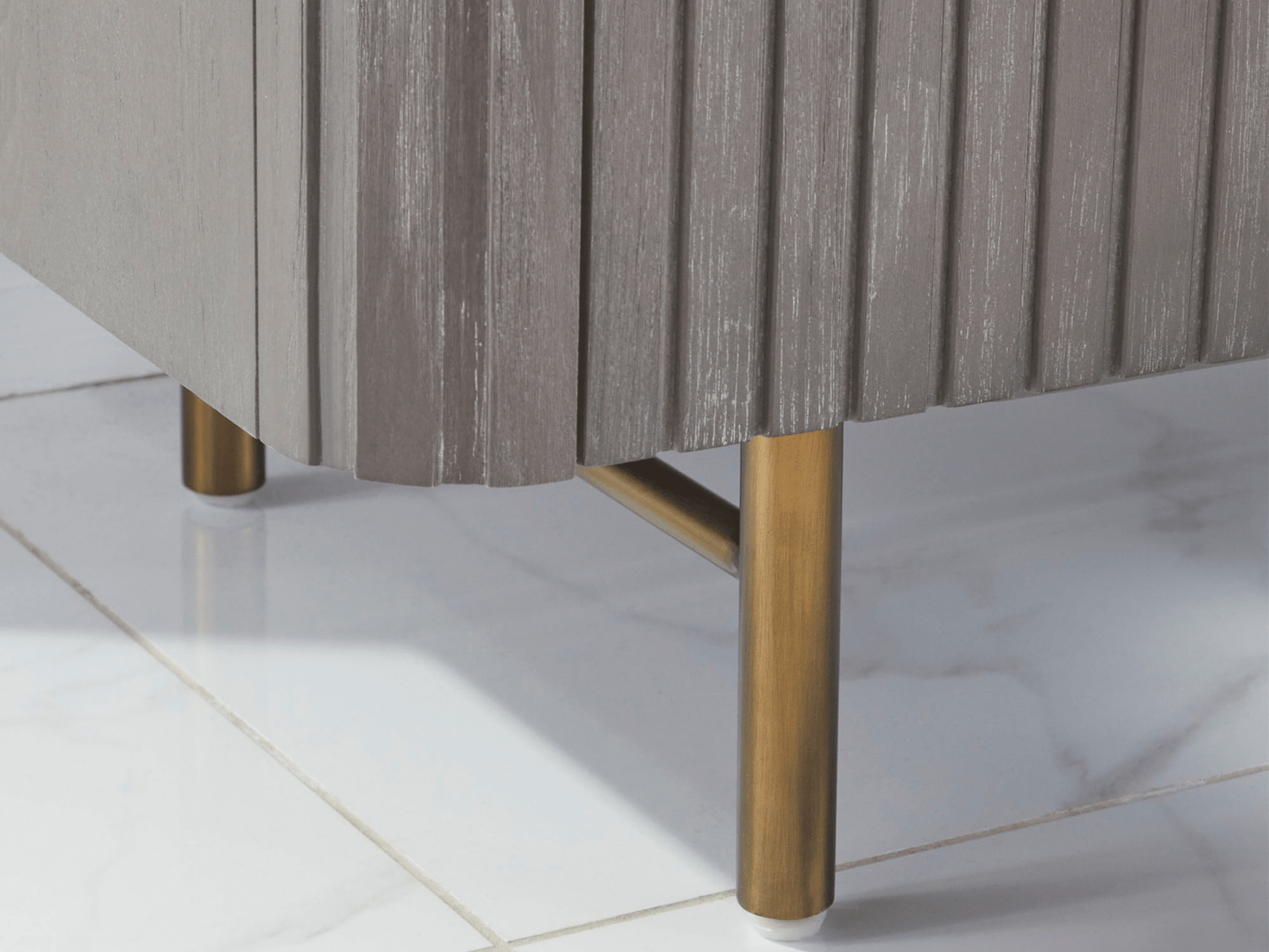 Luna Console - Gray - Abbyson - Living Room