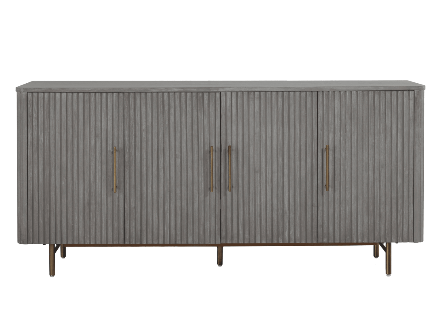 Luna Console - Gray - Abbyson - Living Room