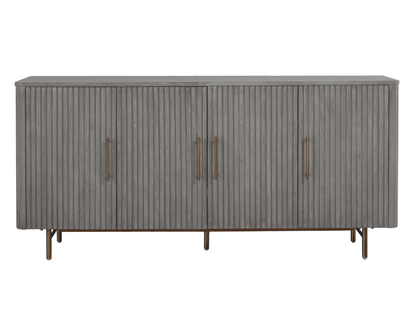 Luna Console - Gray - Abbyson - Living Room